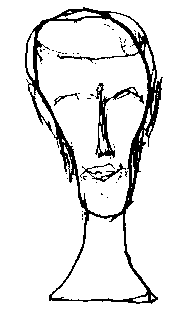 Basic drawing head shape