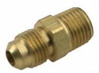 Tubing brass flare connecting adaptor