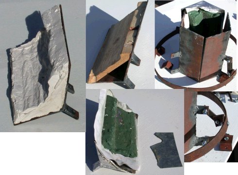 Pieces of 3 mold 