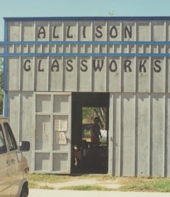 Allison Glassworks, Pottsboro TX, front entrance