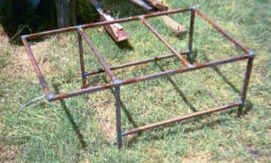 Metal tubing frame for annealer