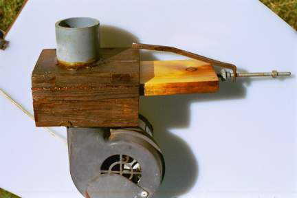 Blower with wood valve after rejuvination