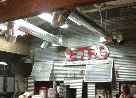Vetro Art Glass studio ventilation
