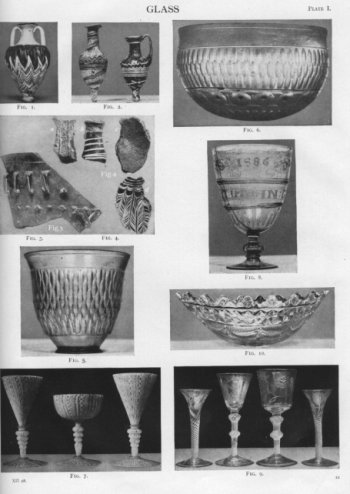 Plate 1 of 1911 EB Glass article - click to enlarge