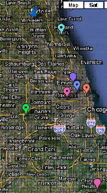 Chicago glass studio map link image