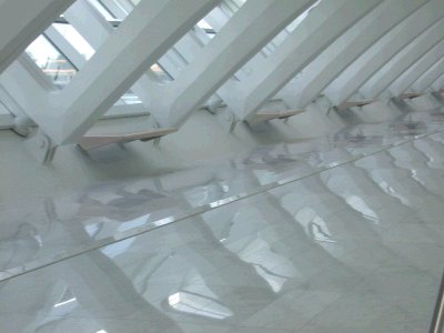 Calatrava addition to Milwaukee Art Museum interior
