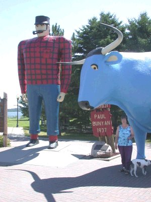 Oddities visited in Northern Minnesota - Paul Bunyan