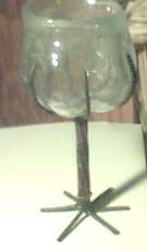 Wire stem goblet