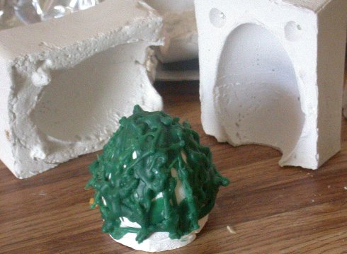 Goblet stem molding