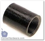 Connector for black iron pipe