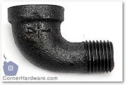 Street Elbow for black iron pipe