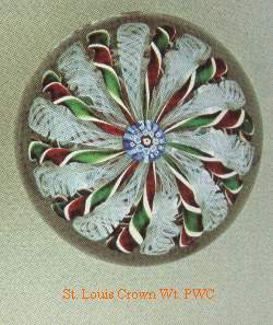 Crown style paperweight